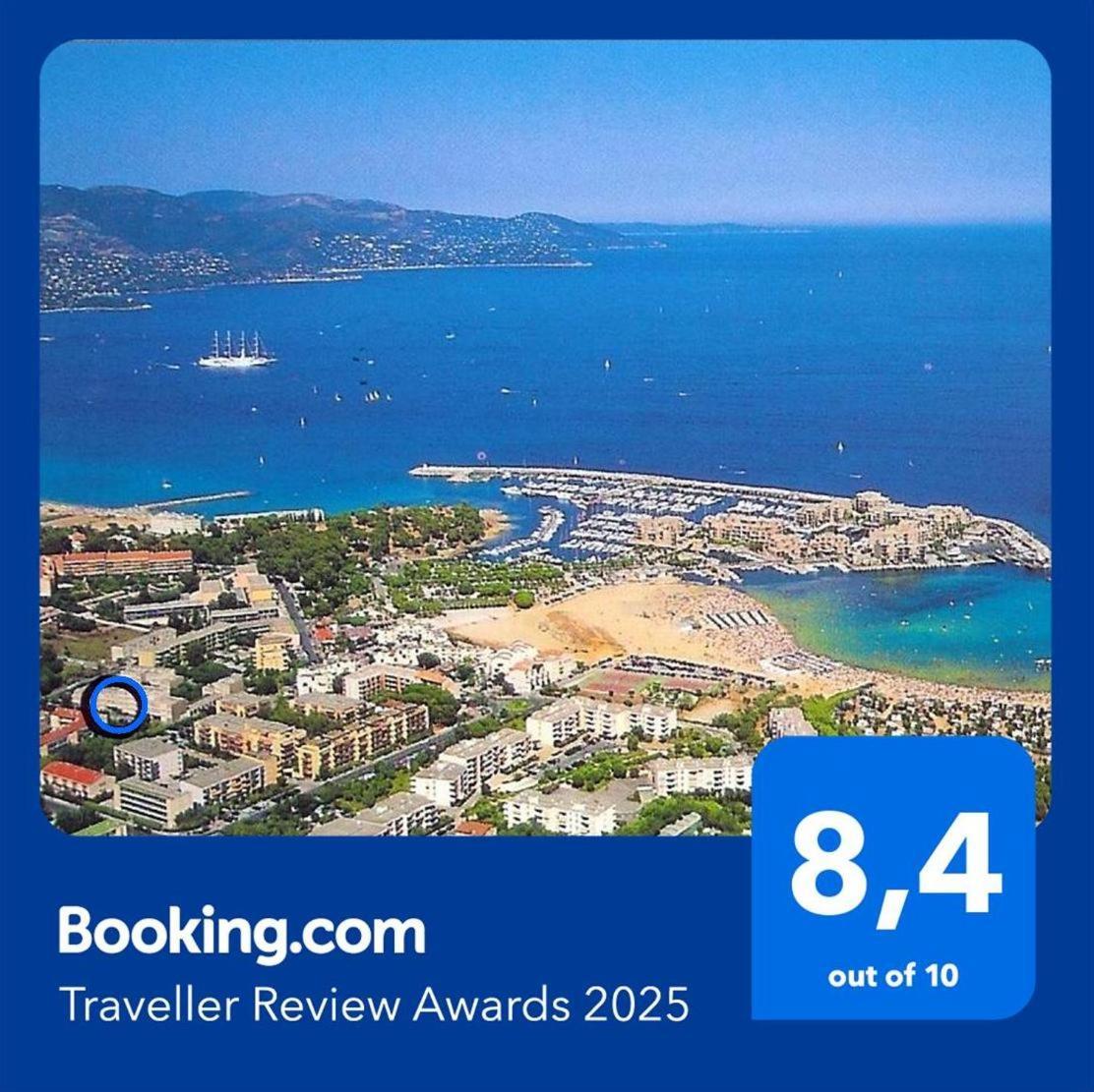 T2 Terrasse, Bormes Les Mimosas La Faviere, 5 Pers, 5 Mn A Pieds Des Plages Et Commerces 外观 照片